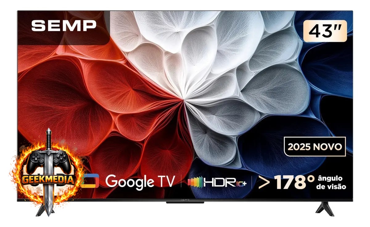 Smart TV Semp 43 Polegadas LED HVA 4K S62