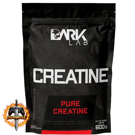 Creatina Pura 300g/500g/600g/1kg Dark Lab Monohidratada