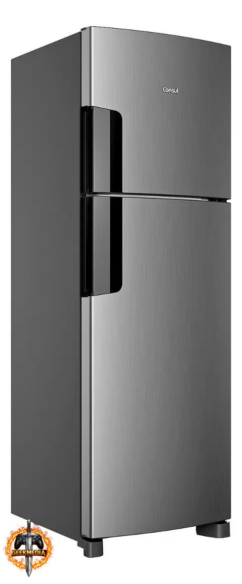 Geladeira Consul Frost Free 377 Litros Duplex Inox CRM44MK