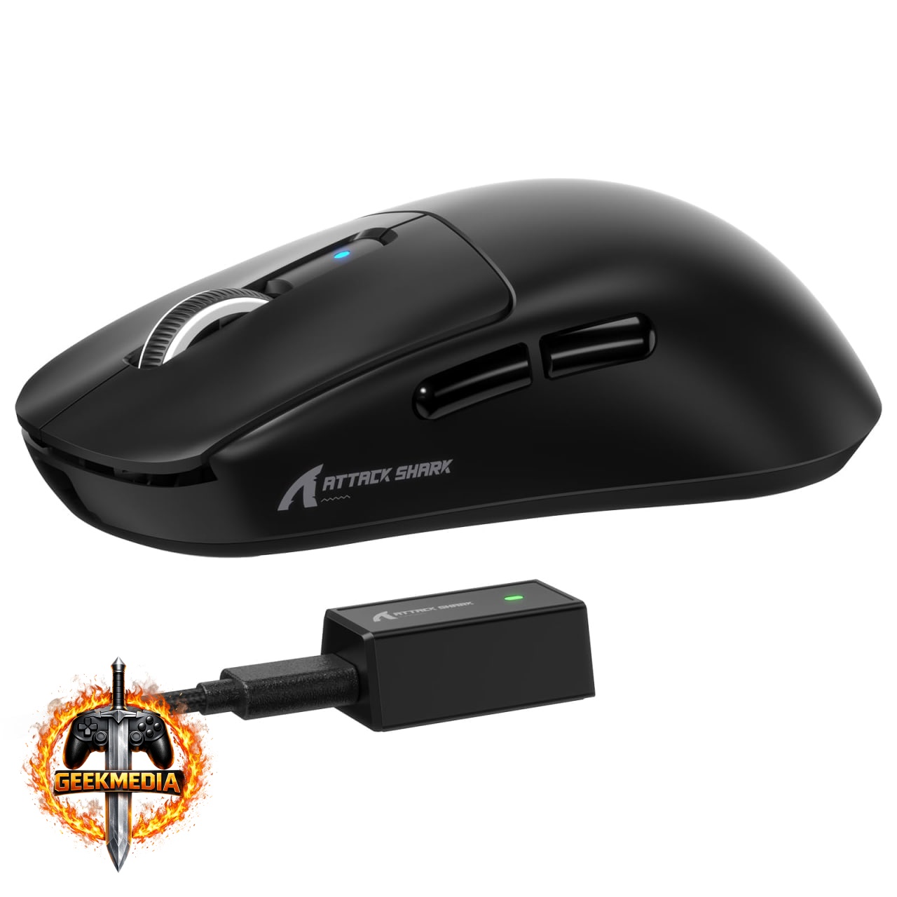 Mouse Gamer Attack Shark R6, 39g, 8K, PAW3950MAX