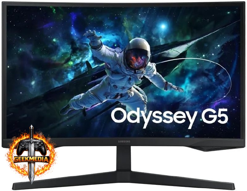 Monitor Gamer Samsung Odyssey G5 27" QHD 165Hz Curvo