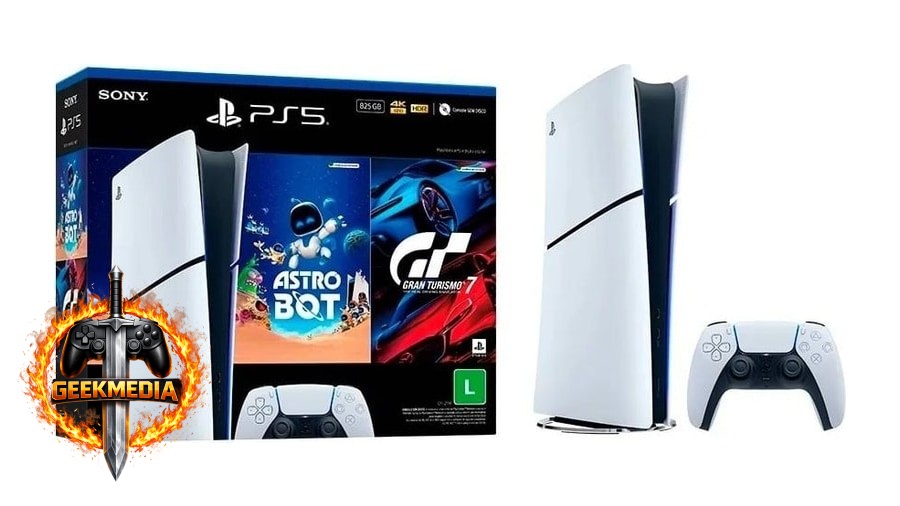Console Sony PlayStation 5 Edição Digital 825GB  2 Jogos