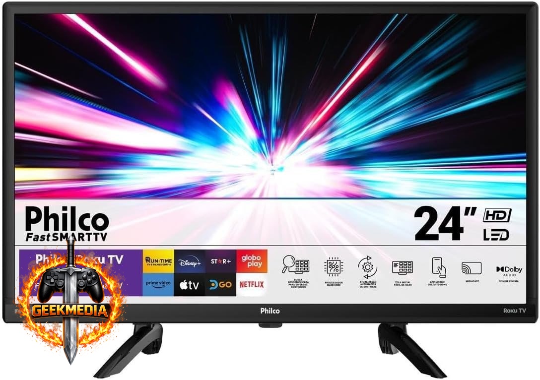 Smart TV Philco PTV24G5YR2CP 24" Roku TV