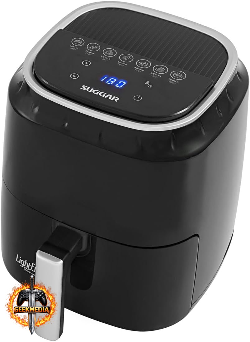 Fritadeira Suggar Light Fry Touch Control 4L Preta 110V