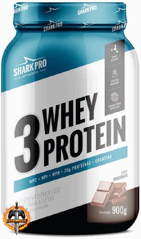 3W Whey Protein Pote 900g Sabor Chocolate