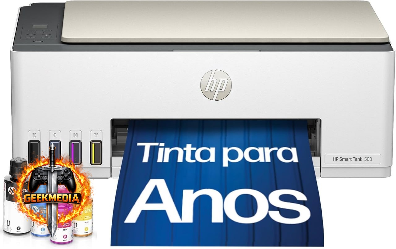 Impressora Multifuncional HP Smart Tank 583 Wi-Fi