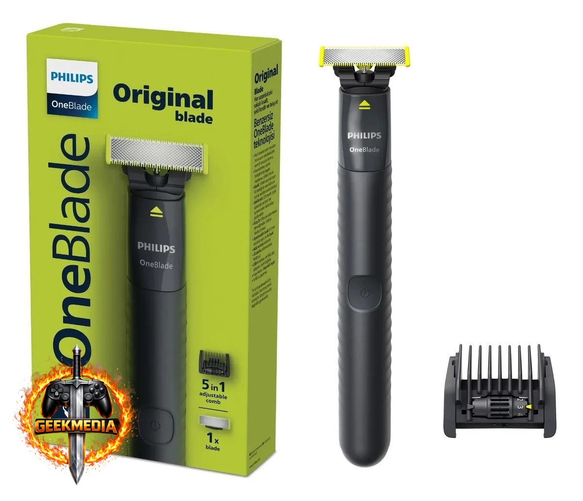 Barbeador e Aparador Elétrico Philips OneBlade