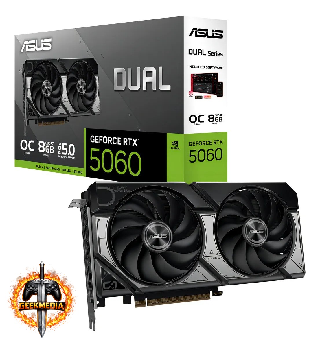 Placa de Vídeo Asus RTX 5060 Dual 8GB GDR7