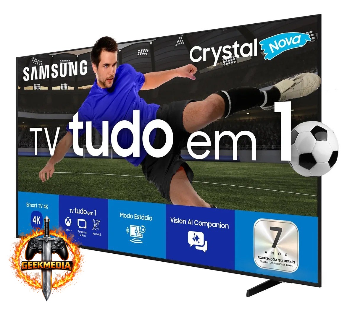 Smart TV Samsung Crystal UHD 4K 50" U8600f 2025