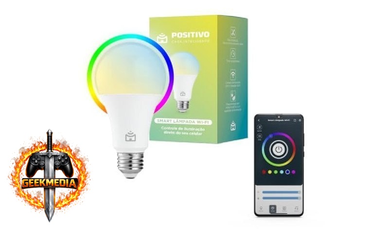 Smart Lâmpada Wi-Fi Positivo