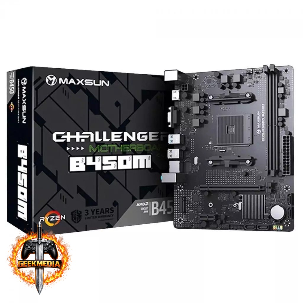 Placa Mãe Maxsun B450m MS-Challenger