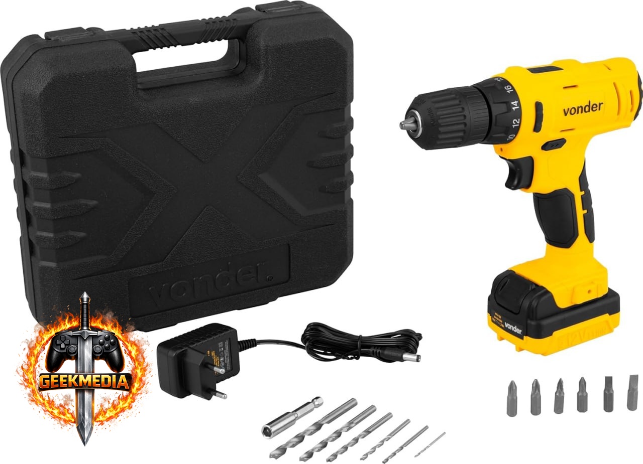Parafusadeira/Furadeira Vonder 12V