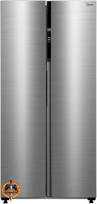 Geladeira Midea Frost Free Side By Side 442L - Inox