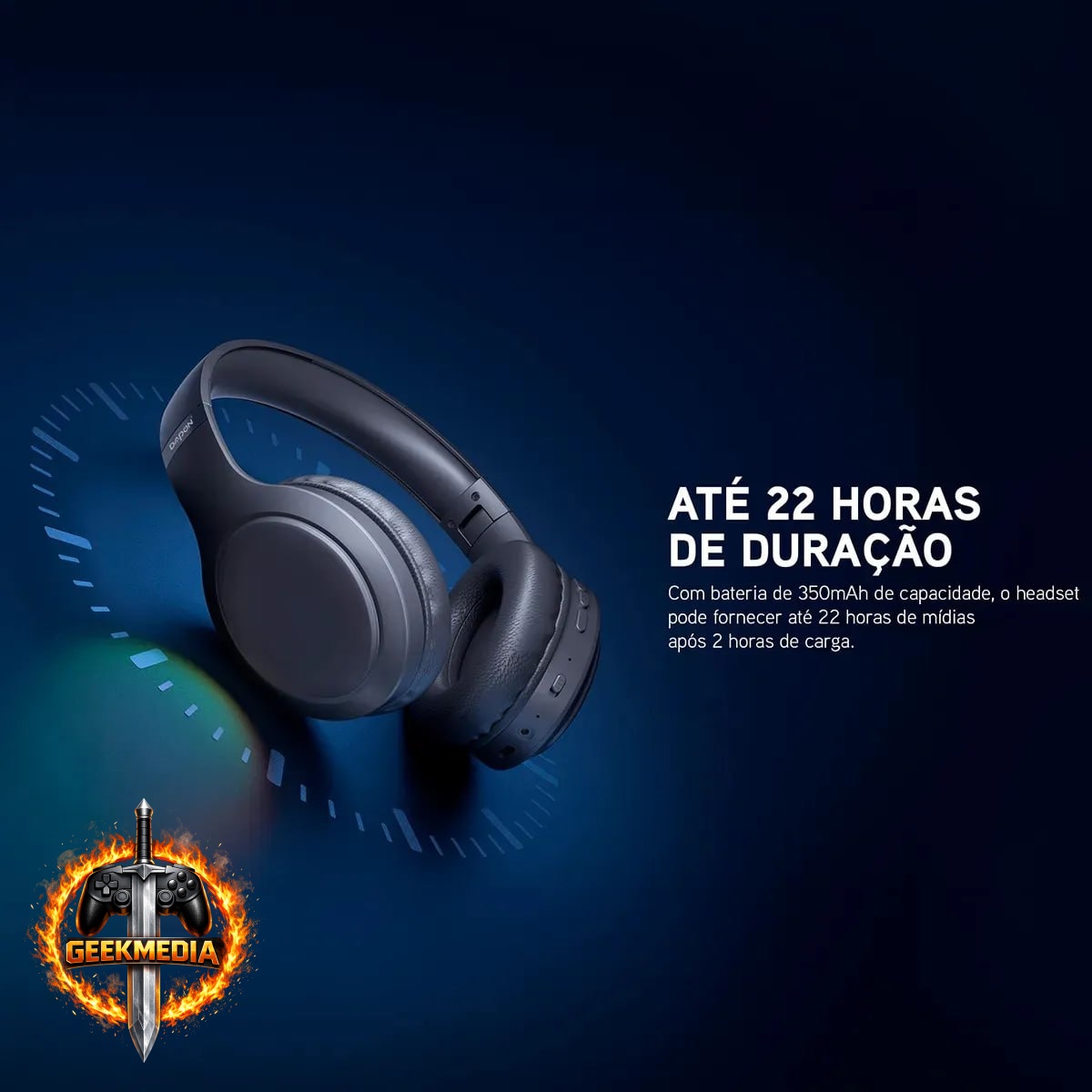 Headphone Bluetooth 5.1 Dapon H02D