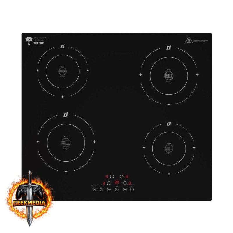 Cooktop De Indução Britânia 6000W BCTE40A 220V
