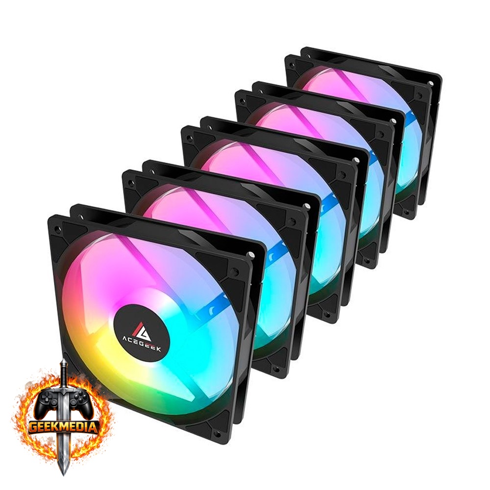 Kit Ventoinhas Acegeek RW12 5x1 Rainbow
