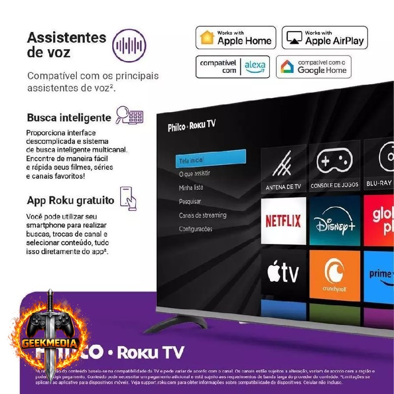 Smart TV Philco P39CRA 39" Full HD