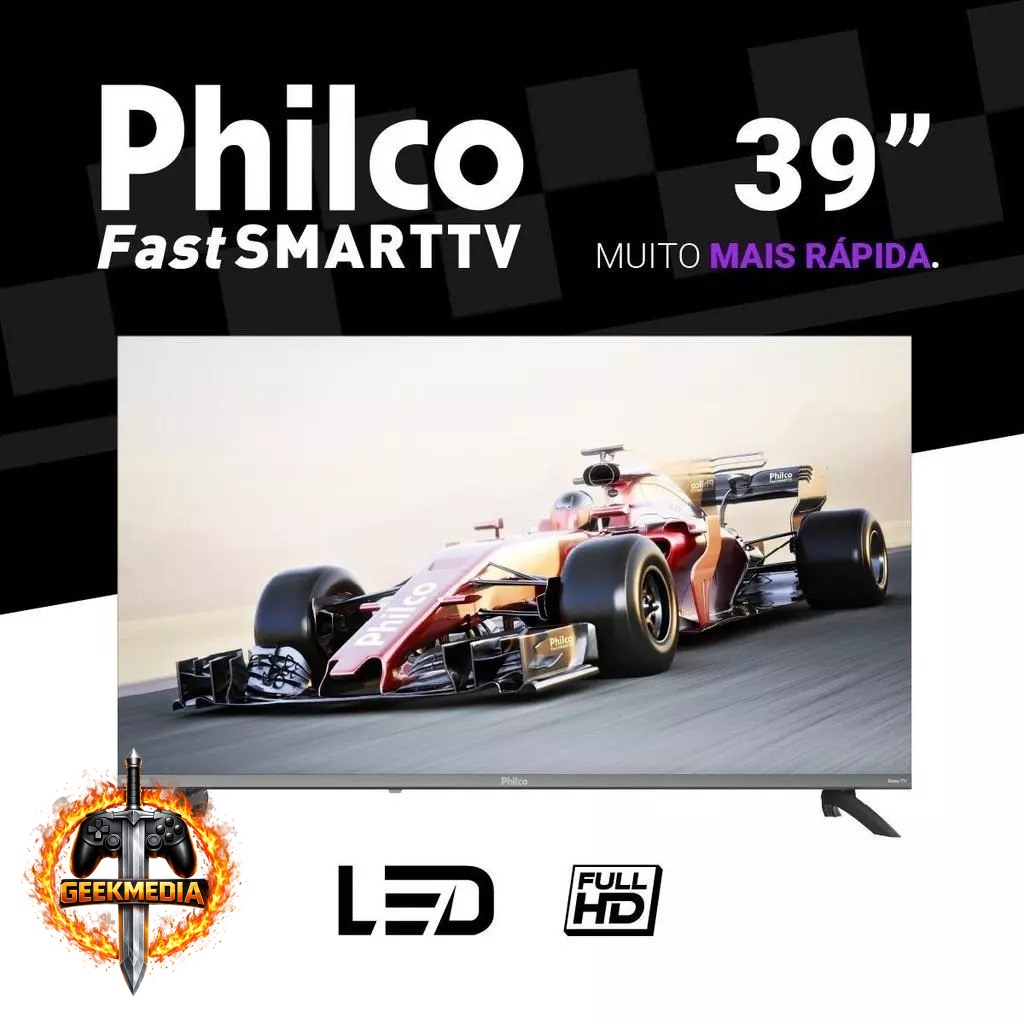 Smart TV Philco P39CRA 39" Full HD Dolby Audio