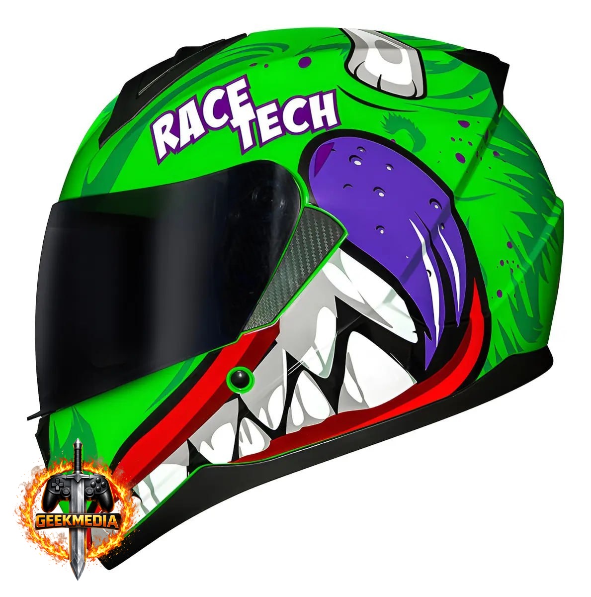 Capacete Race Tech Sector Nhac Verde