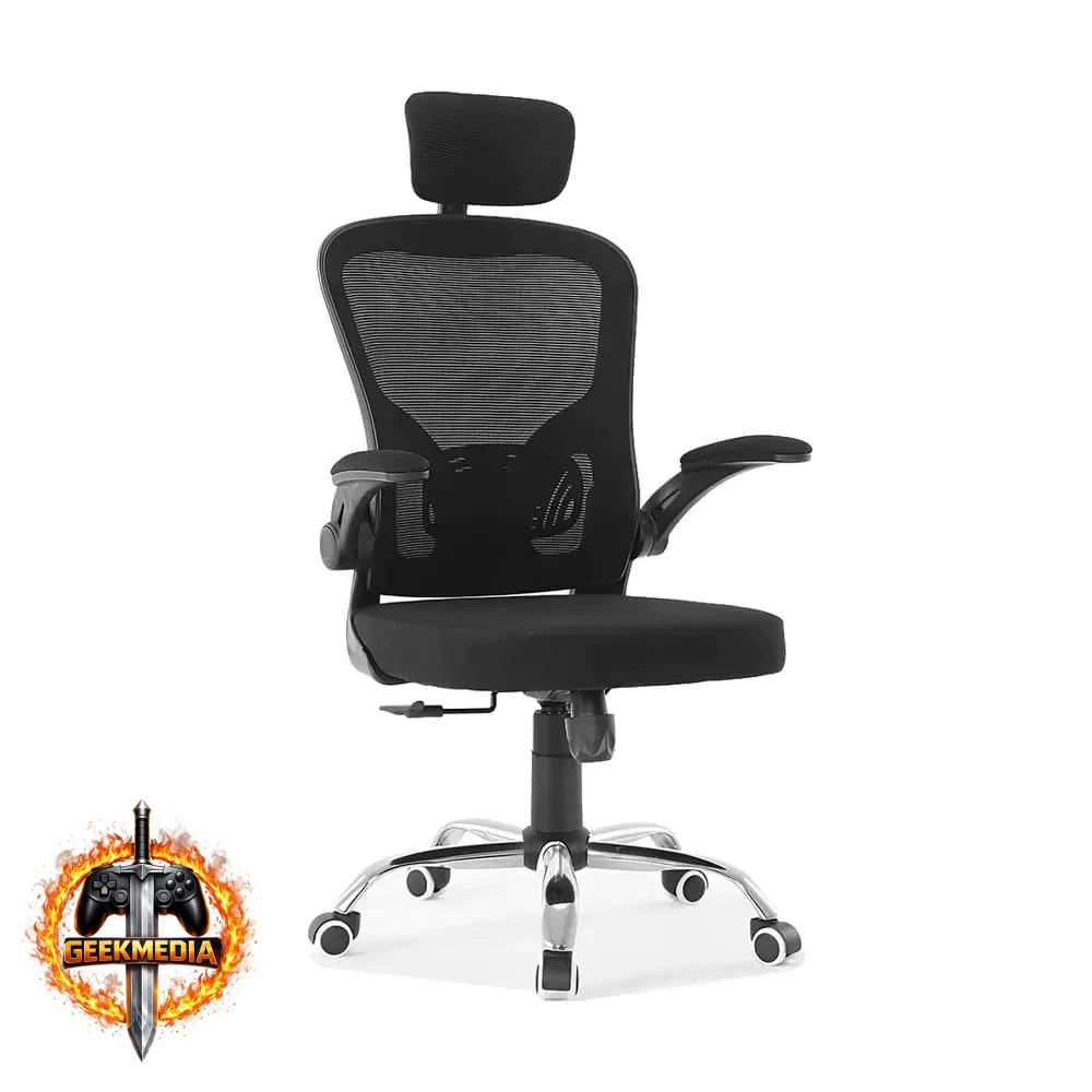 Cadeira Ergonômica de Escritório Giratória Malha Mesh Respirável Syberflex