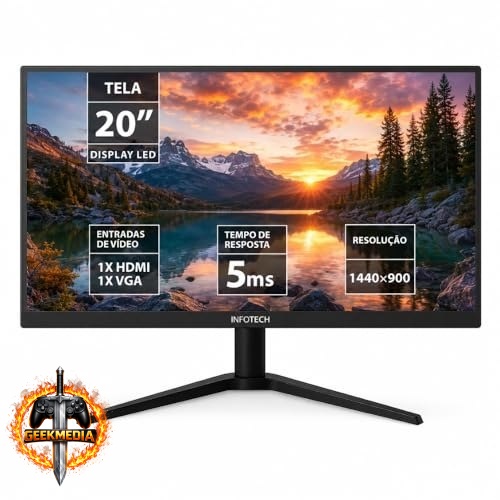 Monitor Enterprise LED 20 Polegadas 20WEV-KAN