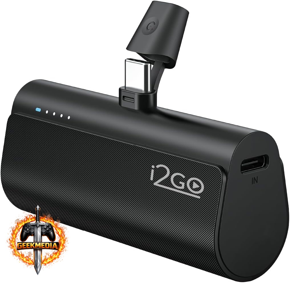 I2GO Power Bank Pocket 5000mAh - USB-C Sem Cabos