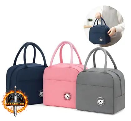 Kit 5 Bolsas Térmicas com fechamento em Zíper