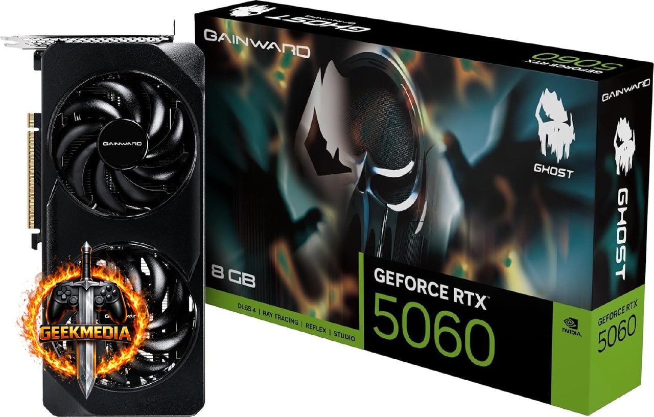 Placa de Vídeo GAINWARD RTX 5060 Ghost 8GB GDDR7