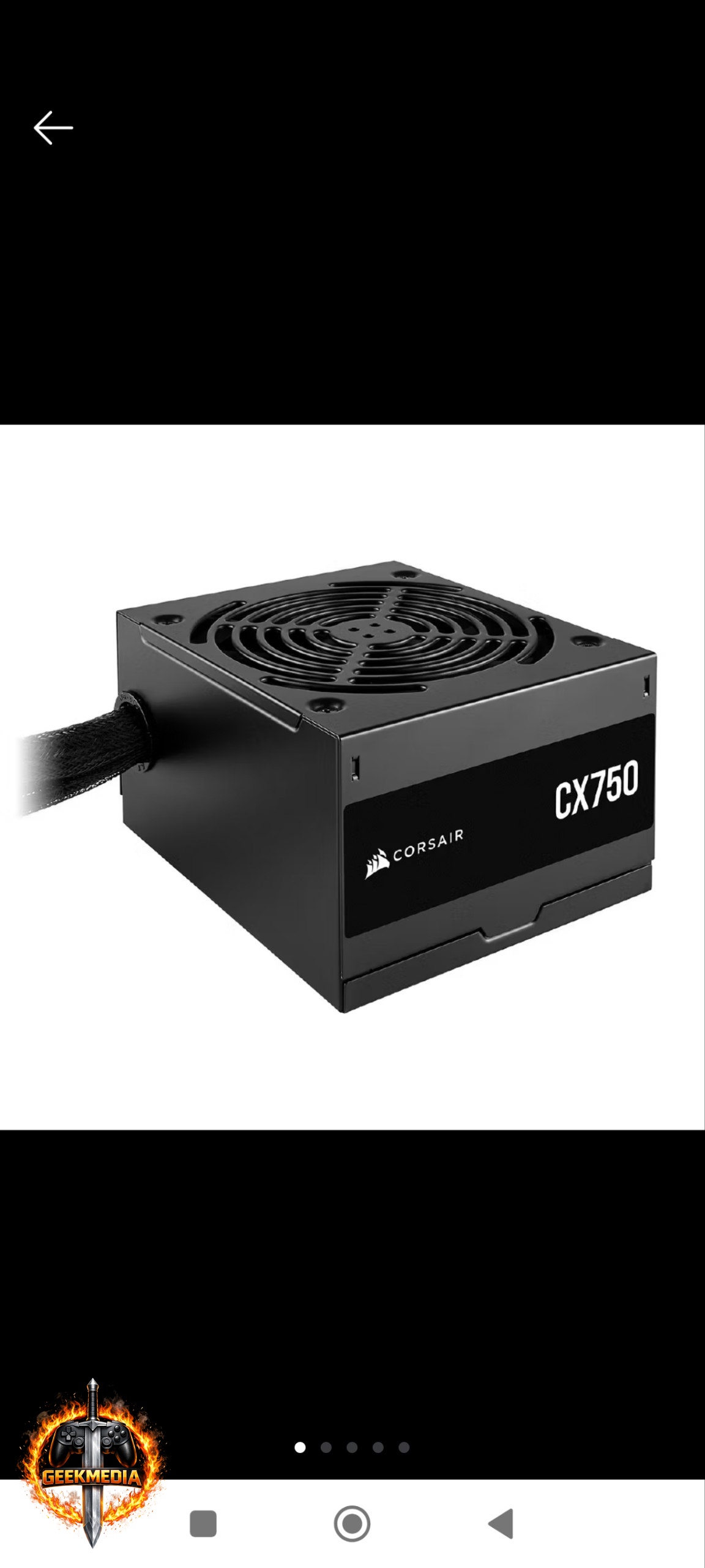 Fonte Corsair 750W CX 80Plus Bronze