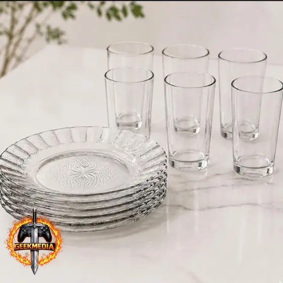 Conjunto Jantar 12 Peças Vidro Transparente