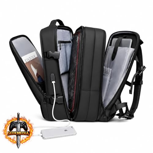 Mochila de Viagem Expansível Grande Capacidade para Notebook