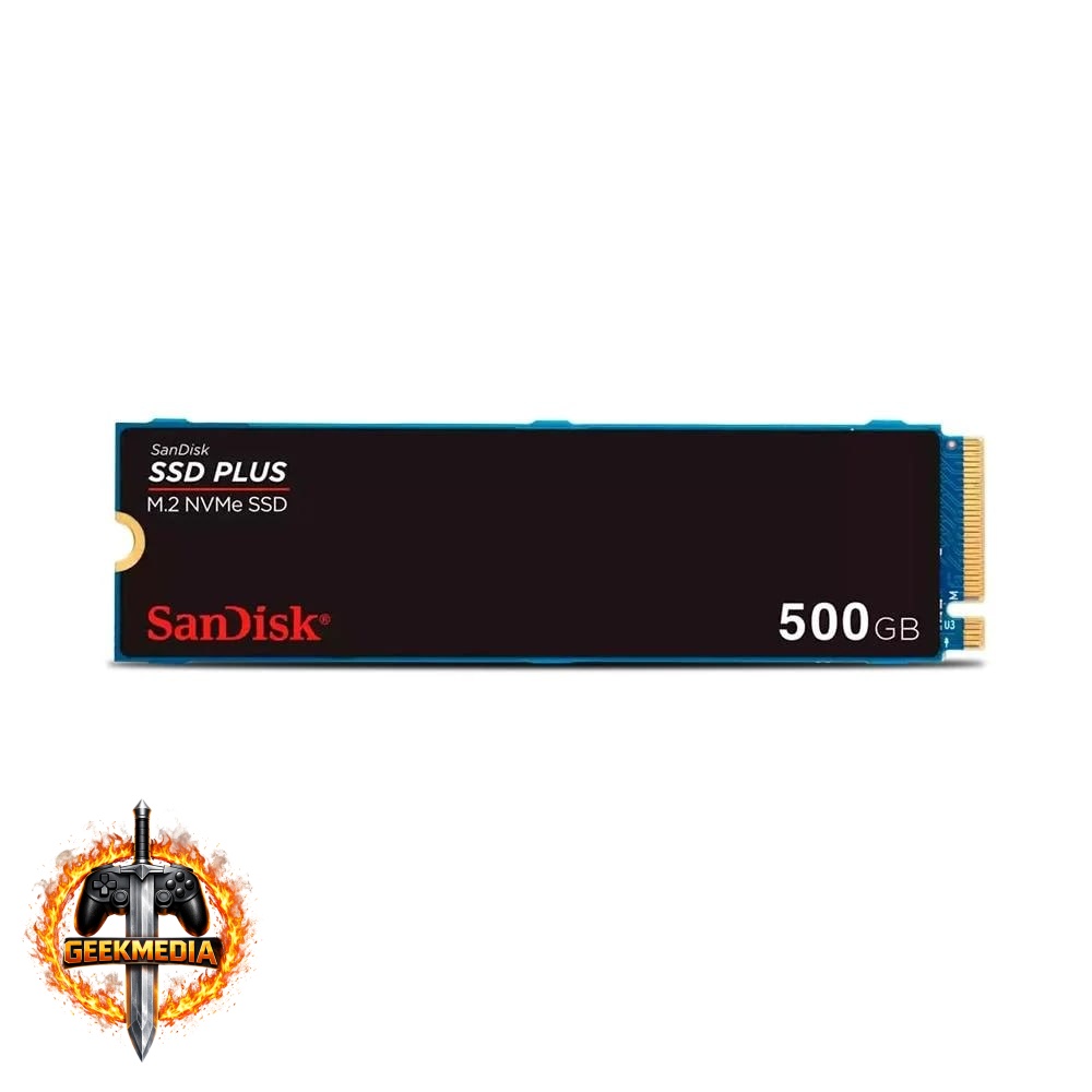 SSD SanDisk Plus NVMe 500GB M.2 PCIe Gen3