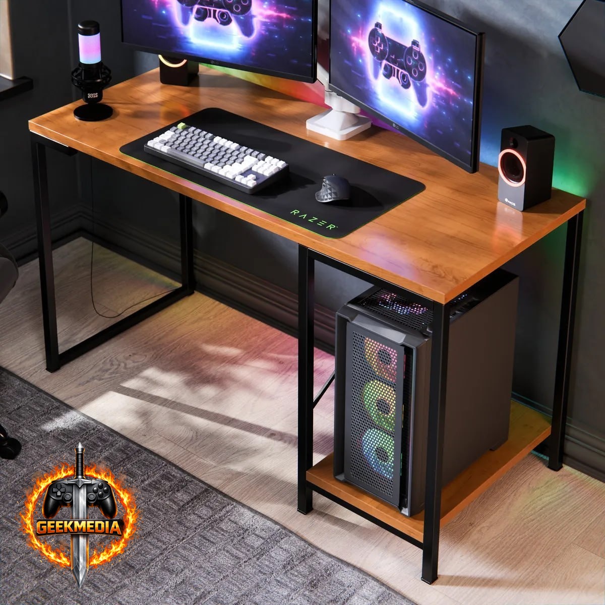 Escrivaninha Gamer Industrial Maxído Brasil
