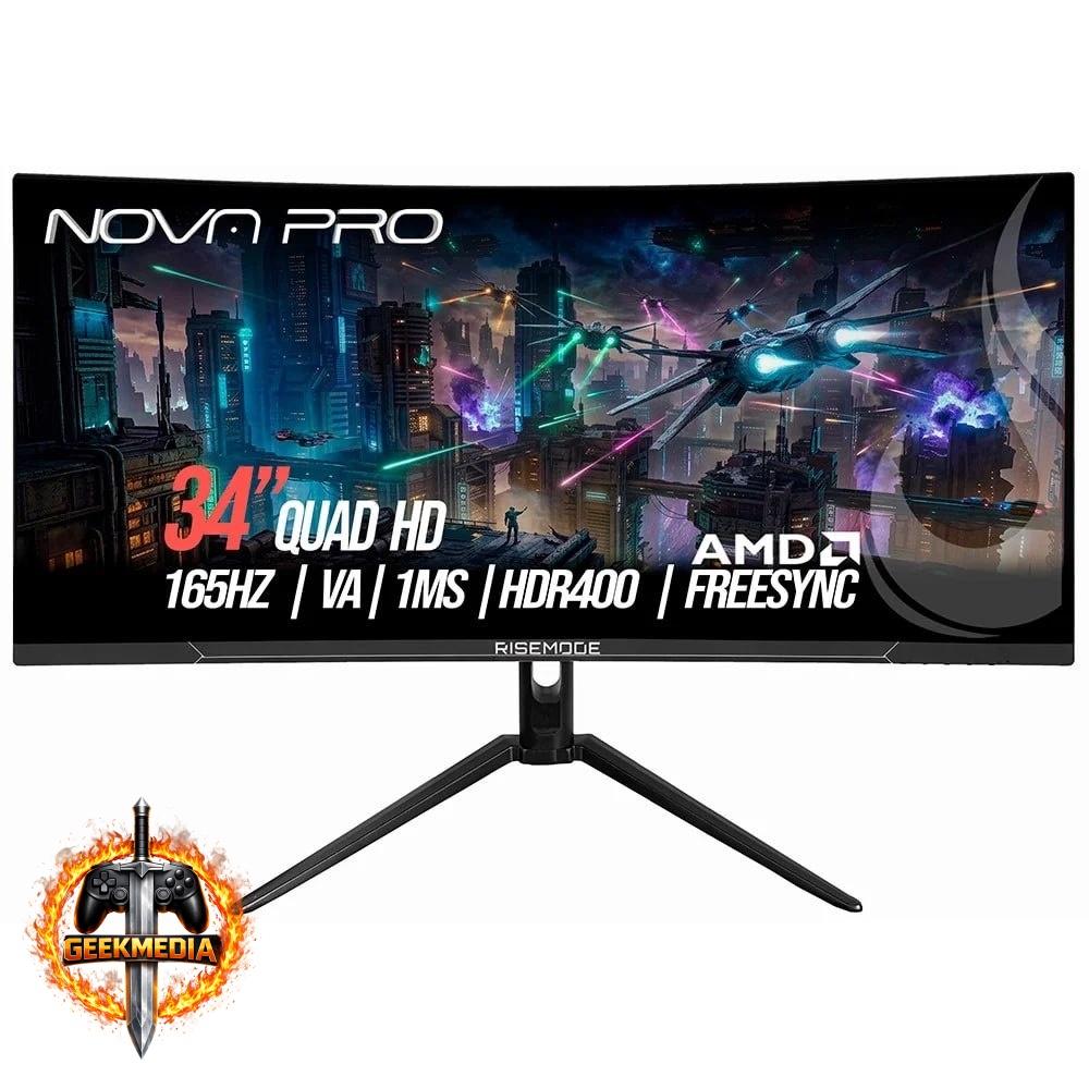 Monitor Gamer Curvo Rise Mode 34"