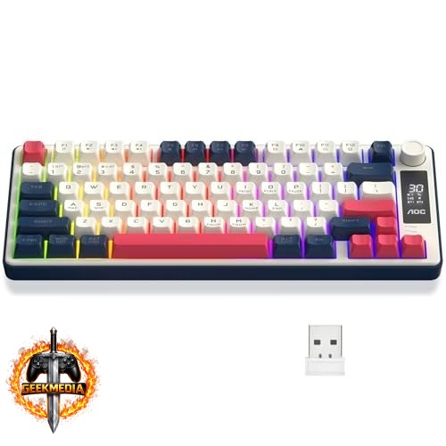 Teclado Gamer AOC GK280 sem fio 70% RGB