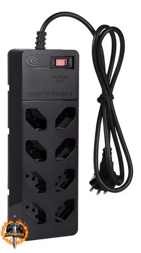 Filtro De Linha com DPS iCLAMPER Energia 8 Tomadas