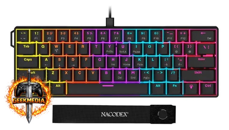 Teclado Mecanico Ajazz Nk61 Rainbow