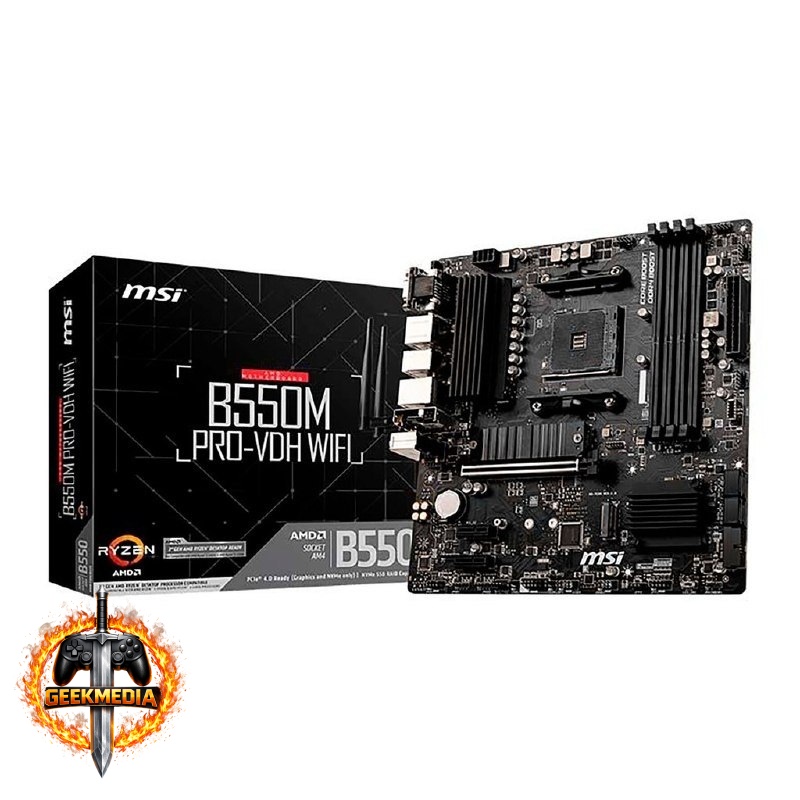 Placa Mãe MSI B550M PRO-VDH