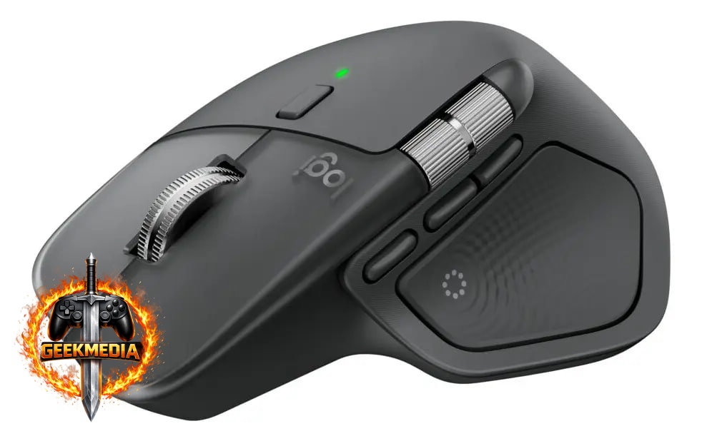 Mouse Logitech MX Master 4 - Feedback Tátil - Grafite