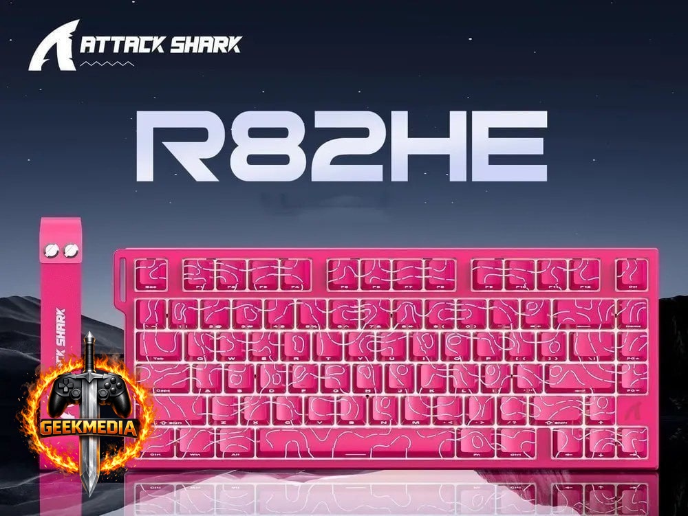 Teclado Gamer Attack Shark R82he 8000Hz