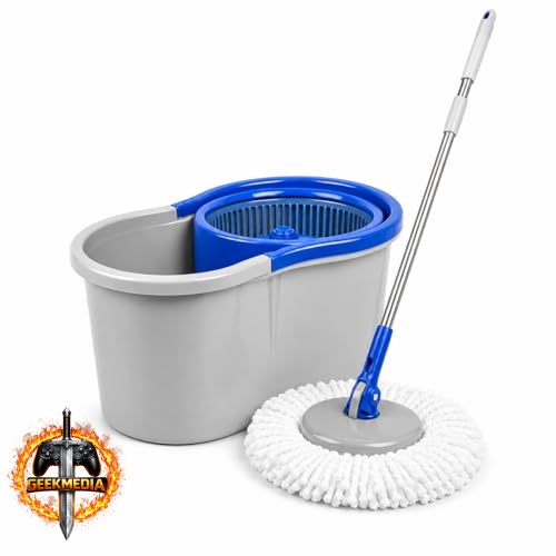 Mop Giratório 360 com Balde Centrífuga 8L Profissional