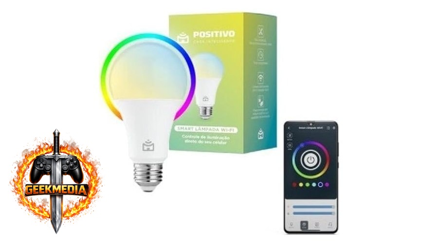 Smart Lâmpada Wi-Fi Positivo