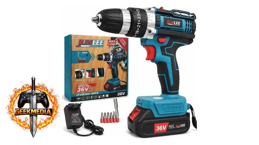 Parafusadeira e Furadeira à Bateria 36V Bivolt
