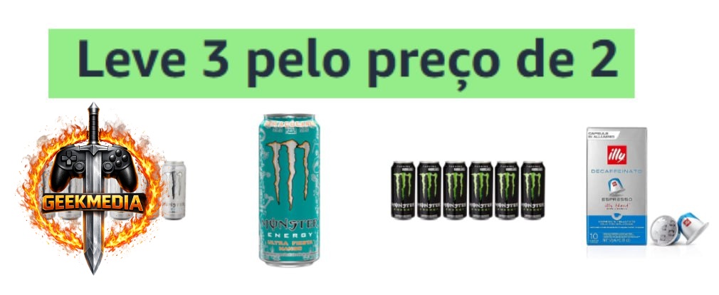 Pack de Energético Monster 473ml - Leve 3 Pague 2