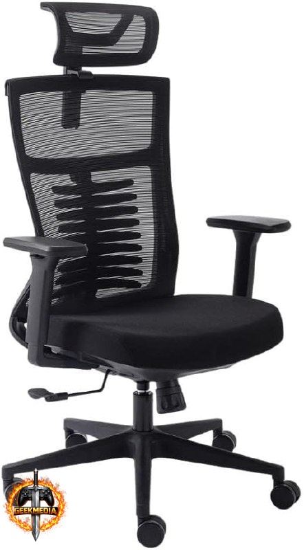 Cadeira de Escritório Elements Vertta Preta Ergonômica