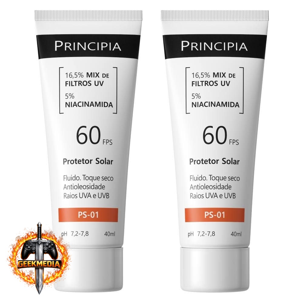 Kit Duo Protetor Solar Facial Principia FPS 60