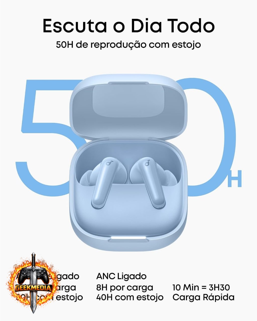 Soundcore P31i da Anker - Fone Bluetooth TWS
