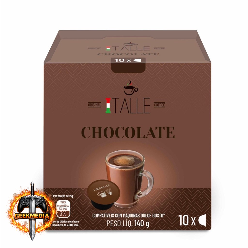 Cápsula Dolce Gusto Chocolate Café Italle 10 Unidades