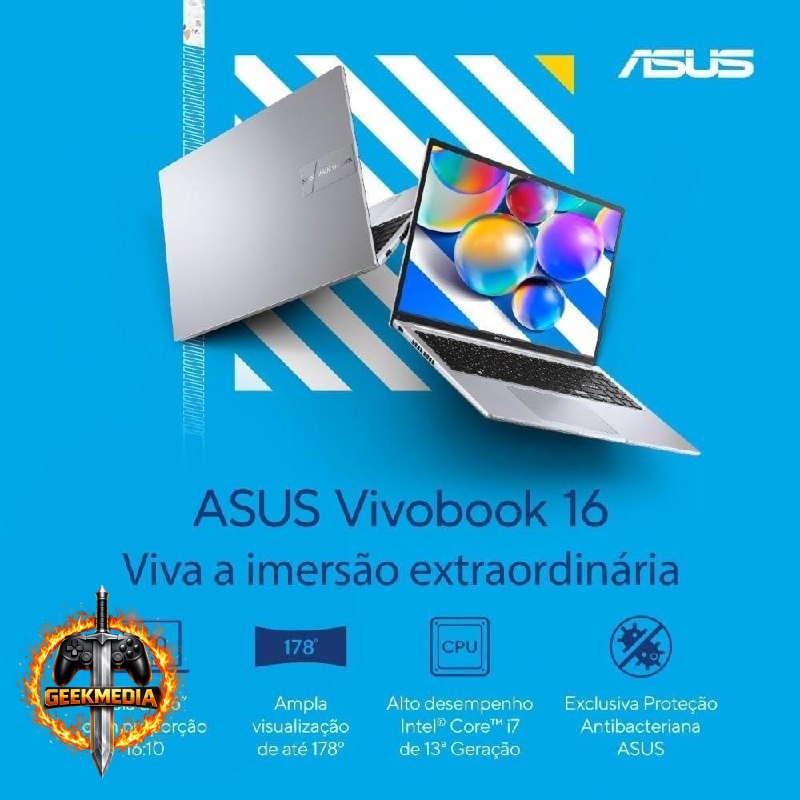 Notebook ASUS Vivobook 16 i7 13ª Gen.
