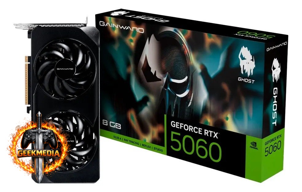 Placa de Vídeo Gainward RTX 5060 Ghost 8GB GDDR7